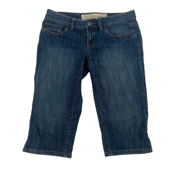 Ann Taylor LOFT Slim Cropped Shorts Size 0 Petite Women’s - Picture 1 of 5